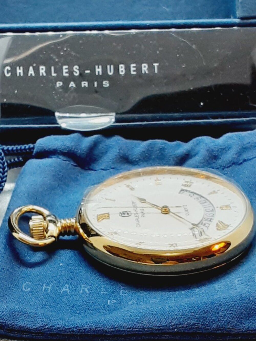 2 HOSTS PICKED NEW Charles Hubert Paris Pocket Watch - Picture 13 of 14
